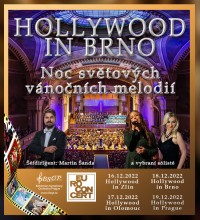 Hollywood in Brno: Noc světových vánočních melodií